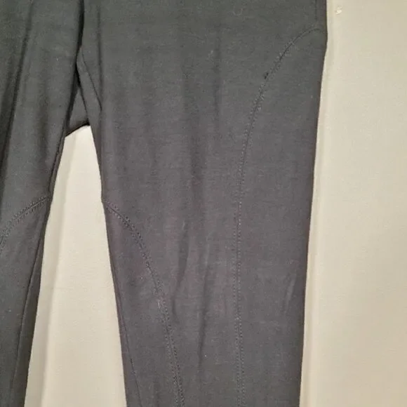 TheoryāBlackāSeamedĀ LeggingsāSzāP - Picture 4 of 9